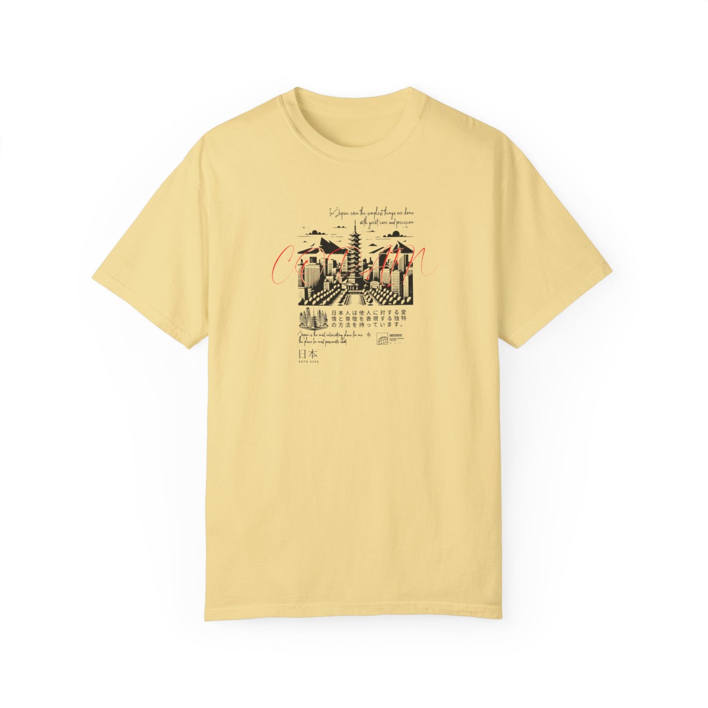 Copain Japanese Series - Unisex Garment - Dyed T-shirt